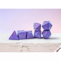 Speckled Purple Passion/pink Polyhedral 7-Die Set-25367
