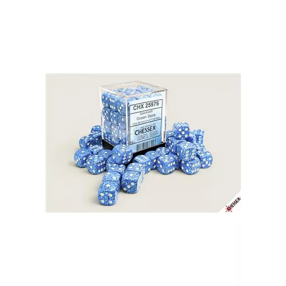 Speckled® 12mm d6 Ocean Stone Dice Block™ (36 dice)-25976