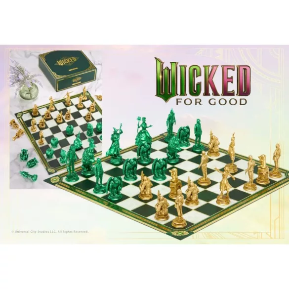 Wicked sakk-készlet – Shiz vs. Emerald City