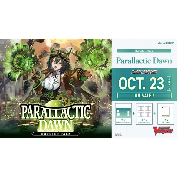 Cardfight!! Vanguard - Parallactic Dawn Sneak Preview Kit - EN-VGE-DZ-BT16SP