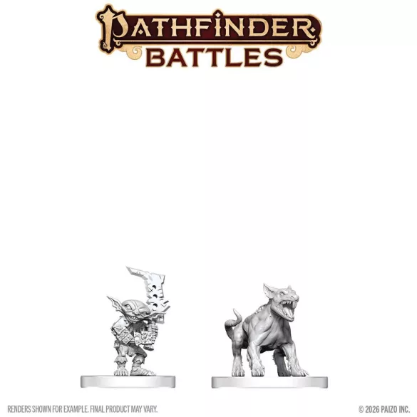 Pathfinder Battles Deep Cuts: Goblin Commando & Goblin Dog-90866