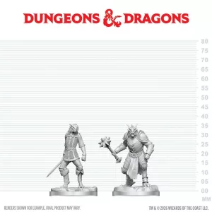 D&D Nolzur's Marvelous Miniatures: Dragonborn Paladin & Dragonborn Squire-90908