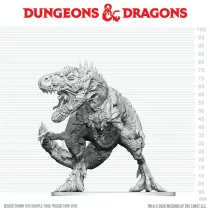 D&D Nolzur's Marvelous Miniatures: Tyrannosaurus Zombie-90909