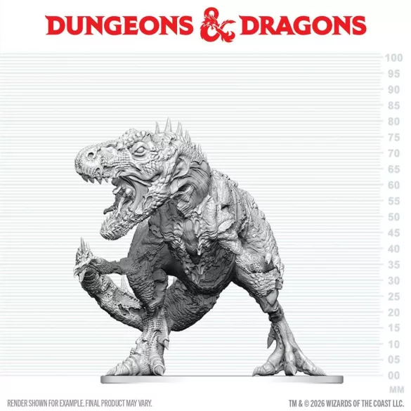 D&D Nolzur's Marvelous Miniatures: Tyrannosaurus Zombie-90909