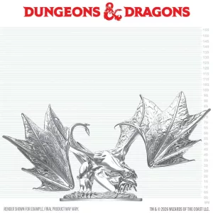 D&D Nolzur's Marvelous Miniatures: Young Sapphire Dragon-90910