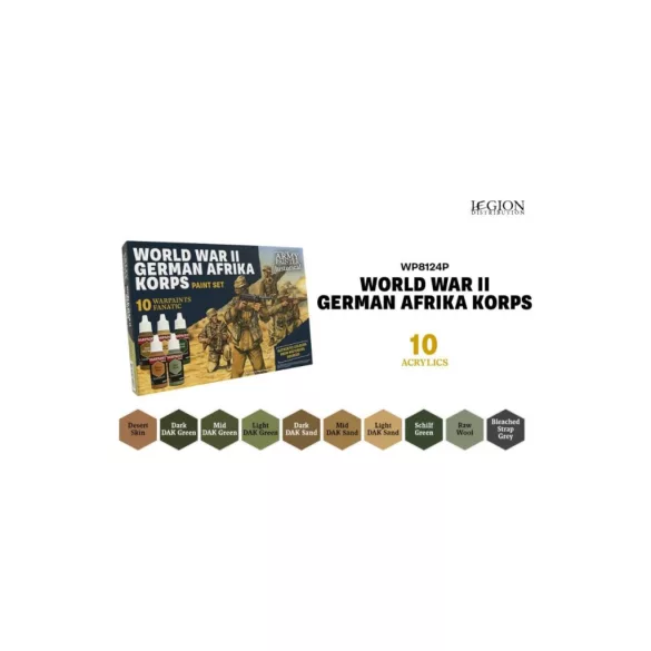 The Army Painter Warpaints Historical: WWII German Afrika Korps festékszett