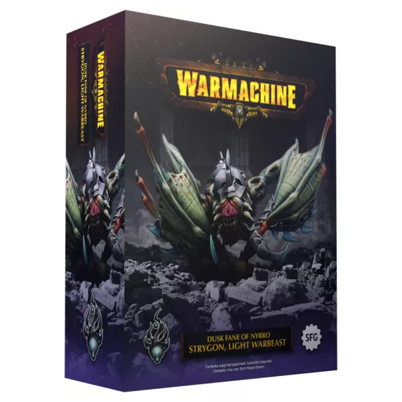 Warmachine: Dusk Fane Of Nyrro Strygon, Light Warbeast miniatűra - EN