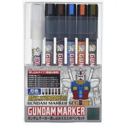 Mr. Hobby - Gundam Pouring Inking Pen Set-GMS-122