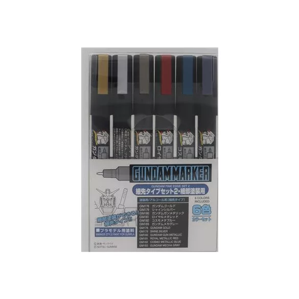 Mr. Hobby - Gundam Marker Fine Edge Set 2-GMS-126