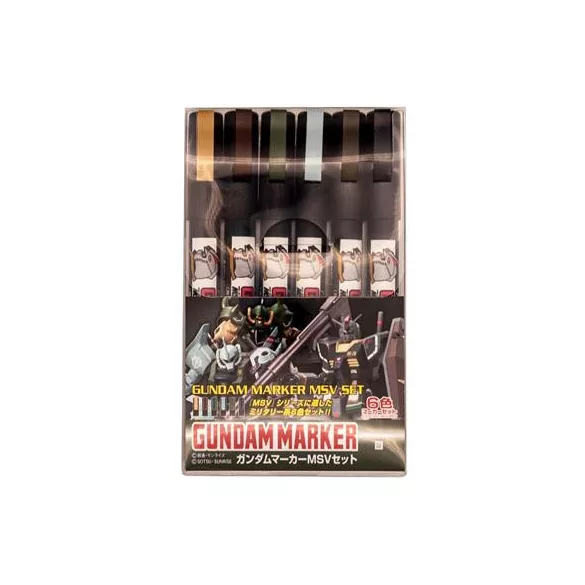 Mr. Hobby - Gundam Marker MSV Set-GMS-127