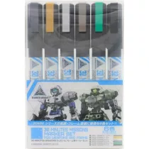 Mr. Hobby - 30 MINUTES MISSIONS Weapons & Frame Marker Set-TMS-01