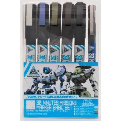 Mr. Hobby - 30 MINUTES MISSIONS Marker Basic Set-TMS-02