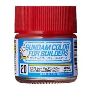 Mr. Hobby - Gundam Color For Builders (10ml) RX-78 RED Ver.-UG-20