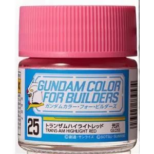Mr. Hobby - Gundam Color For Builders (10ml) TRANS-AM HIGHLIGHT RED-UG-25