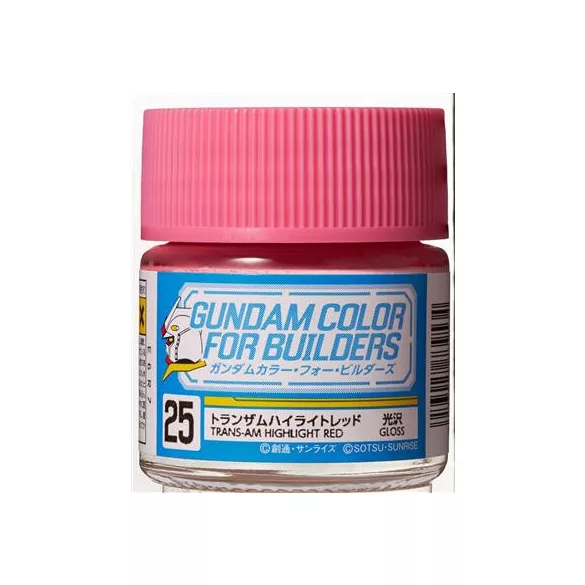 Mr. Hobby - Gundam Color For Builders (10ml) TRANS-AM HIGHLIGHT RED-UG-25