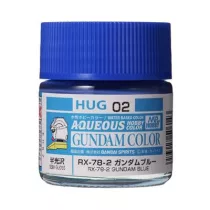 Mr. Hobby - AQUEOUS GUNDAM COLOR (10ml) RX-78-2 GUNDAM BLUE-HUG-02
