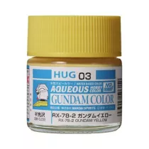 Mr. Hobby - AQUEOUS GUNDAM COLOR (10ml) RX-78-2 GUNDAM YELLOW-HUG-03
