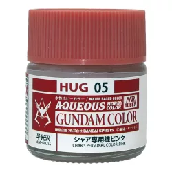 Mr. Hobby - AQUEOUS GUNDAM COLOR (10ml) PINK FOR CHAR AZNABLE-HUG-05