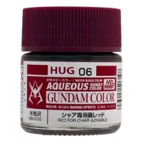 Mr. Hobby - AQUEOUS GUNDAM COLOR (10ml) RED FOR CHAR AZNABLE-HUG-06