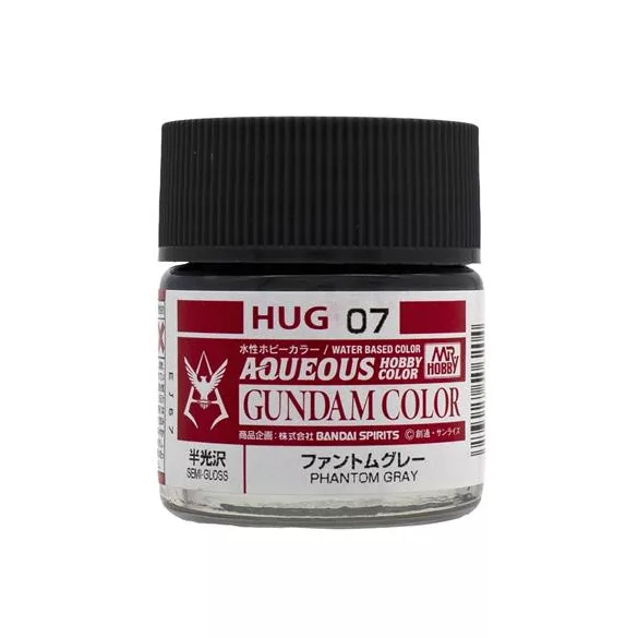 Mr. Hobby - AQUEOUS GUNDAM COLOR (10ml) PHANTOM GRAY-HUG-07