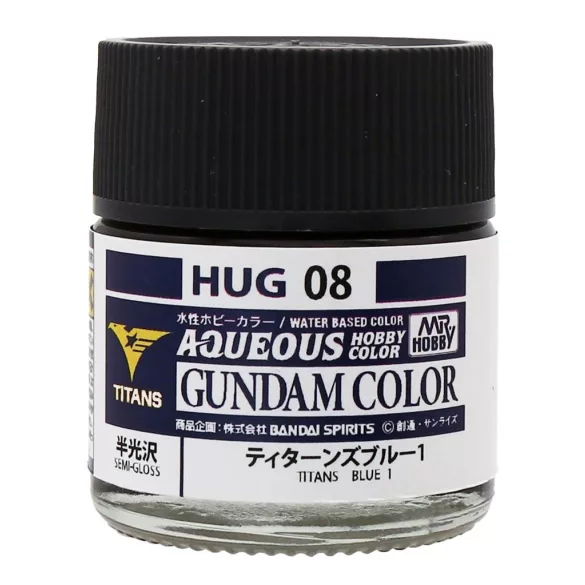 Mr. Hobby - AQUEOUS GUNDAM COLOR (10ml) TITANS BLUE 1-HUG-08