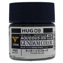 Mr. Hobby - AQUEOUS GUNDAM COLOR (10ml) TITANS BLUE 2-HUG-09