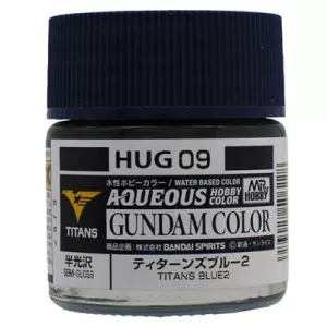 Mr. Hobby - AQUEOUS GUNDAM COLOR (10ml) TITANS BLUE 2-HUG-09