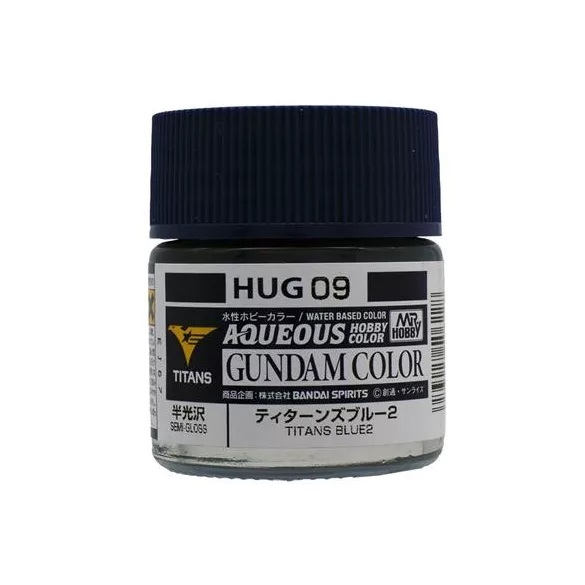 Mr. Hobby - AQUEOUS GUNDAM COLOR (10ml) TITANS BLUE 2-HUG-09