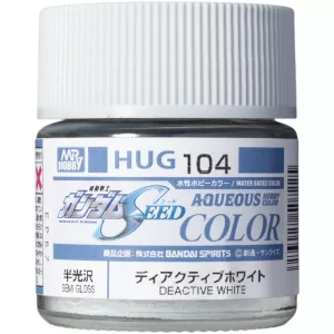 Mr. Hobby - AQUEOUS GUNDAM COLOR (10ml) DEACTIVE WHITE-HUG-104