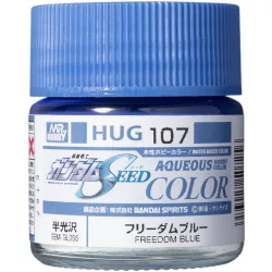 Mr. Hobby - AQUEOUS GUNDAM COLOR (10ml) FREEDOM BLUE-HUG-107