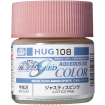 Mr. Hobby - AQUEOUS GUNDAM COLOR (10ml) JUSTICE PINK-HUG-108