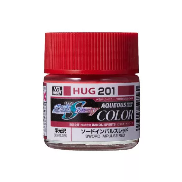 Mr. Hobby - AQUEOUS GUNDAM COLOR (10ml) SWORD PULSE RED-HUG-201