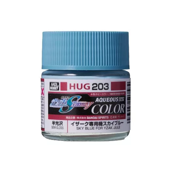 Mr. Hobby - AQUEOUS GUNDAM COLOR (10ml) SKY BLUE FOR YZAK JULE-HUG-203