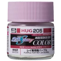 Mr. Hobby - AQUEOUS GUNDAM COLOR (10ml) PURPLE FOR REY ZA BURREL-HUG-205
