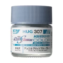 Mr. Hobby - AQUEOUS GUNDAM COLOR (10ml) DUEL BLITZ BLUE GRAY-HUG-307