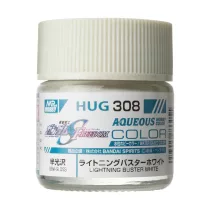 Mr. Hobby - AQUEOUS GUNDAM COLOR (10ml) LIGHTNING BUSTER WHITE-HUG-308