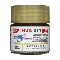 Mr. Hobby - AQUEOUS GUNDAM COLOR (10ml) ZEUS SILHOUETTE GOLD-HUG-311