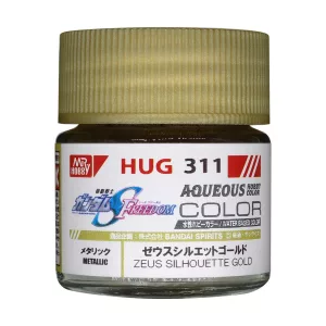 Mr. Hobby - AQUEOUS GUNDAM COLOR (10ml) ZEUS SILHOUETTE GOLD-HUG-311