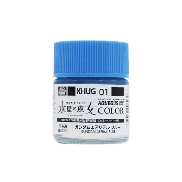 Mr. Hobby - AQUEOUS GUNDAM COLOR (10ml) GUNDAM AERIAL BLUE-XHUG-01