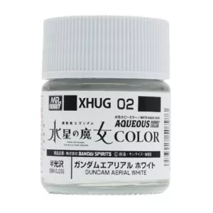 Mr. Hobby - AQUEOUS GUNDAM COLOR (10ml) GUNDAM AERIAL WHITE-XHUG-02