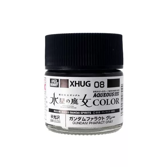 Mr. Hobby - AQUEOUS GUNDAM COLOR (10ml) GUNDAM PHARACT GRAY-XHUG-08