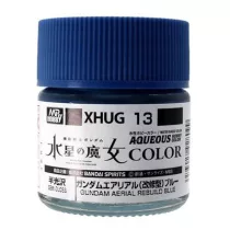 Mr. Hobby - AQUEOUS GUNDAM COLOR (10ml) GUNDAM AERIAL REBUILD BLUE-XHUG-13
