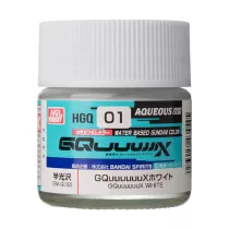 Mr. Hobby - AQUEOUS GUNDAM COLOR (10ml) GQuuuuuuX WHITE-HGQ-01