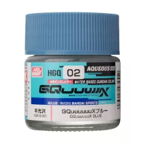 Mr. Hobby - AQUEOUS GUNDAM COLOR (10ml) GQuuuuuuX BLUE-HGQ-02