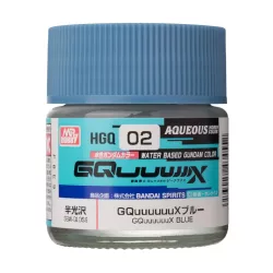 Mr. Hobby - AQUEOUS GUNDAM COLOR (10ml) GQuuuuuuX BLUE-HGQ-02