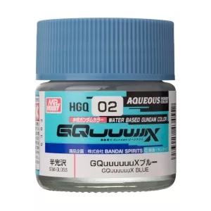 Mr. Hobby - AQUEOUS GUNDAM COLOR (10ml) GQuuuuuuX BLUE-HGQ-02