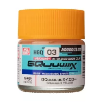 Mr. Hobby - AQUEOUS GUNDAM COLOR (10ml) GQuuuuuuX YELLOW-HGQ-03