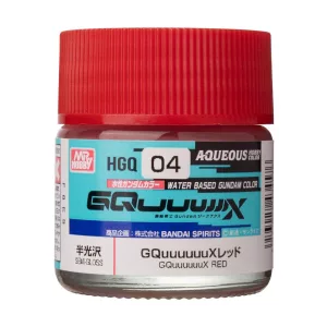 Mr. Hobby - AQUEOUS GUNDAM COLOR (10ml) GQuuuuuuX RED-HGQ-04