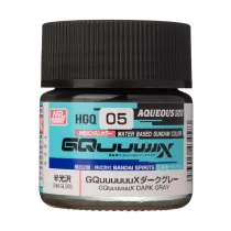 Mr. Hobby - AQUEOUS GUNDAM COLOR (10ml) GQuuuuuuX DARK GRAY-HGQ-05