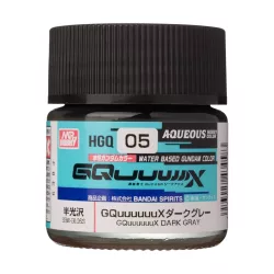 Mr. Hobby - AQUEOUS GUNDAM COLOR (10ml) GQuuuuuuX DARK GRAY-HGQ-05